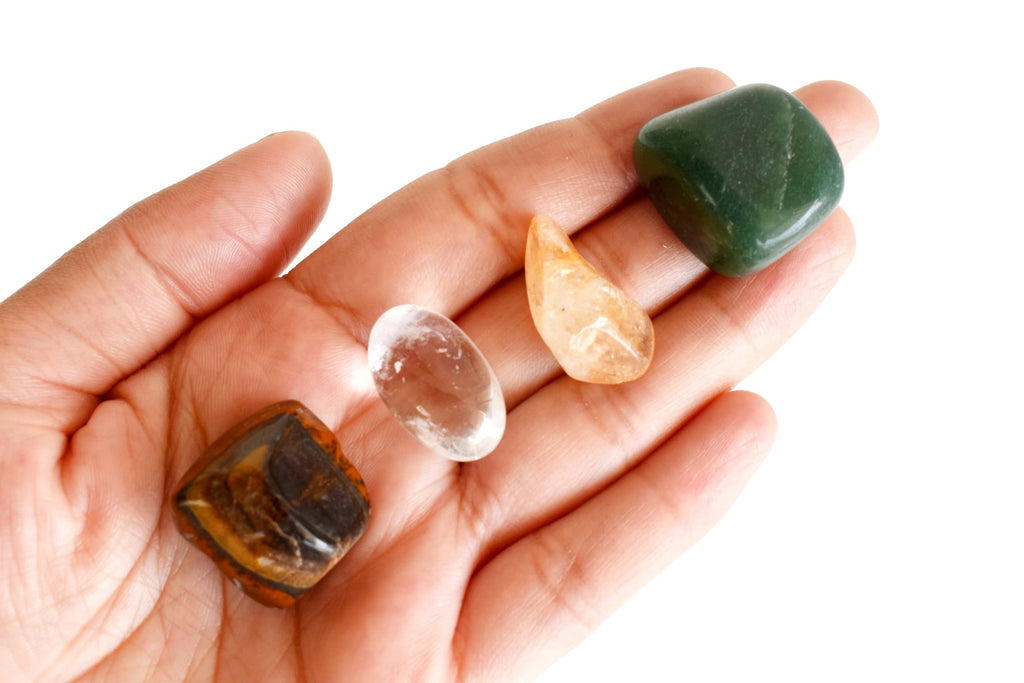 Harbouring GOOD FORTUNE Crystal Kit, Gemstone Tumble Kit, Good fortune Crystal Gift Set | Healing Kits | Wiccan Center