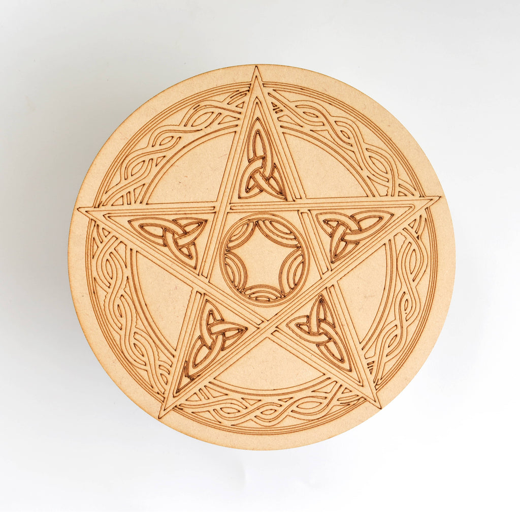6" Dowsing Pendulum Board, Dowsing Board Grid Board