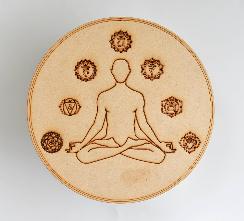 6" Dowsing Pendulum Board, Dowsing Board Grid Board