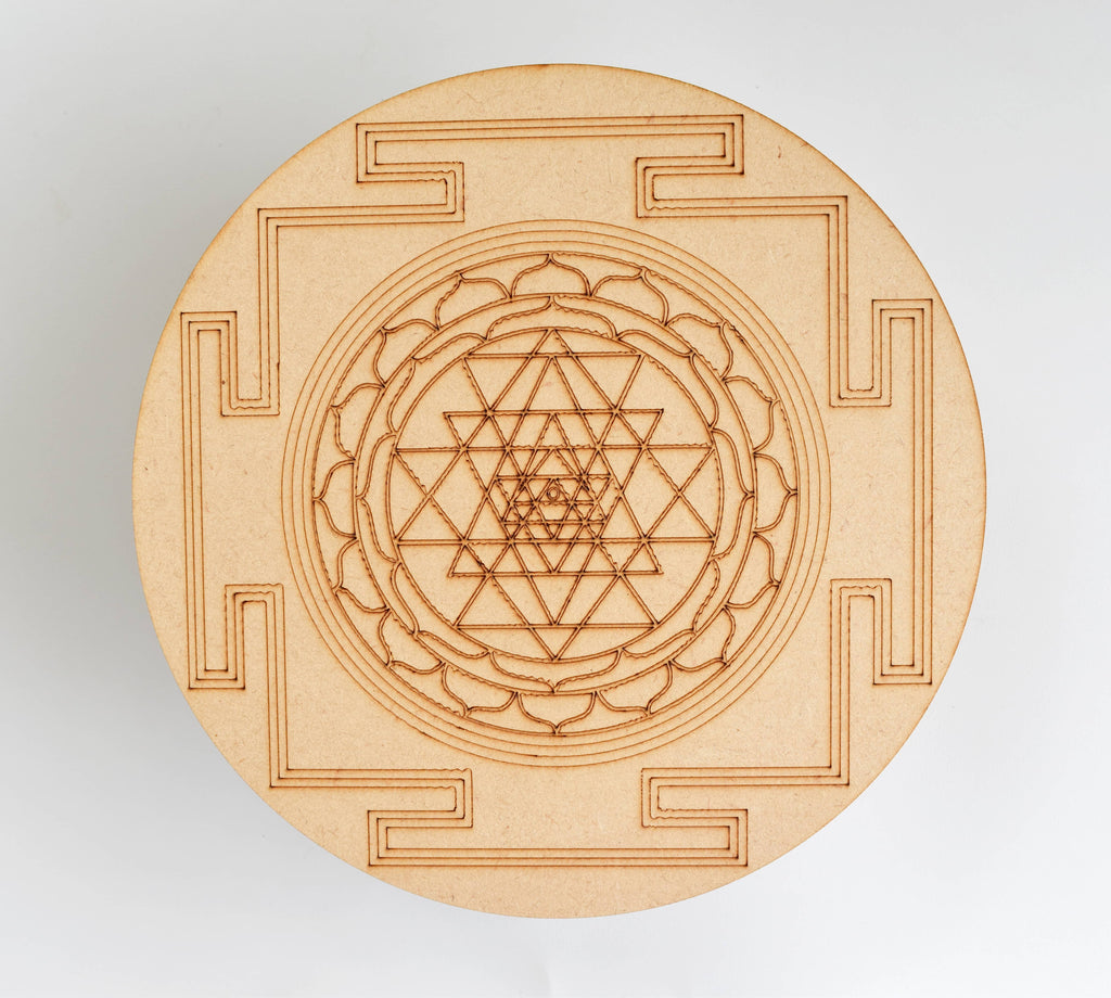 6" Dowsing Pendulum Board, Dowsing Board Grid Board