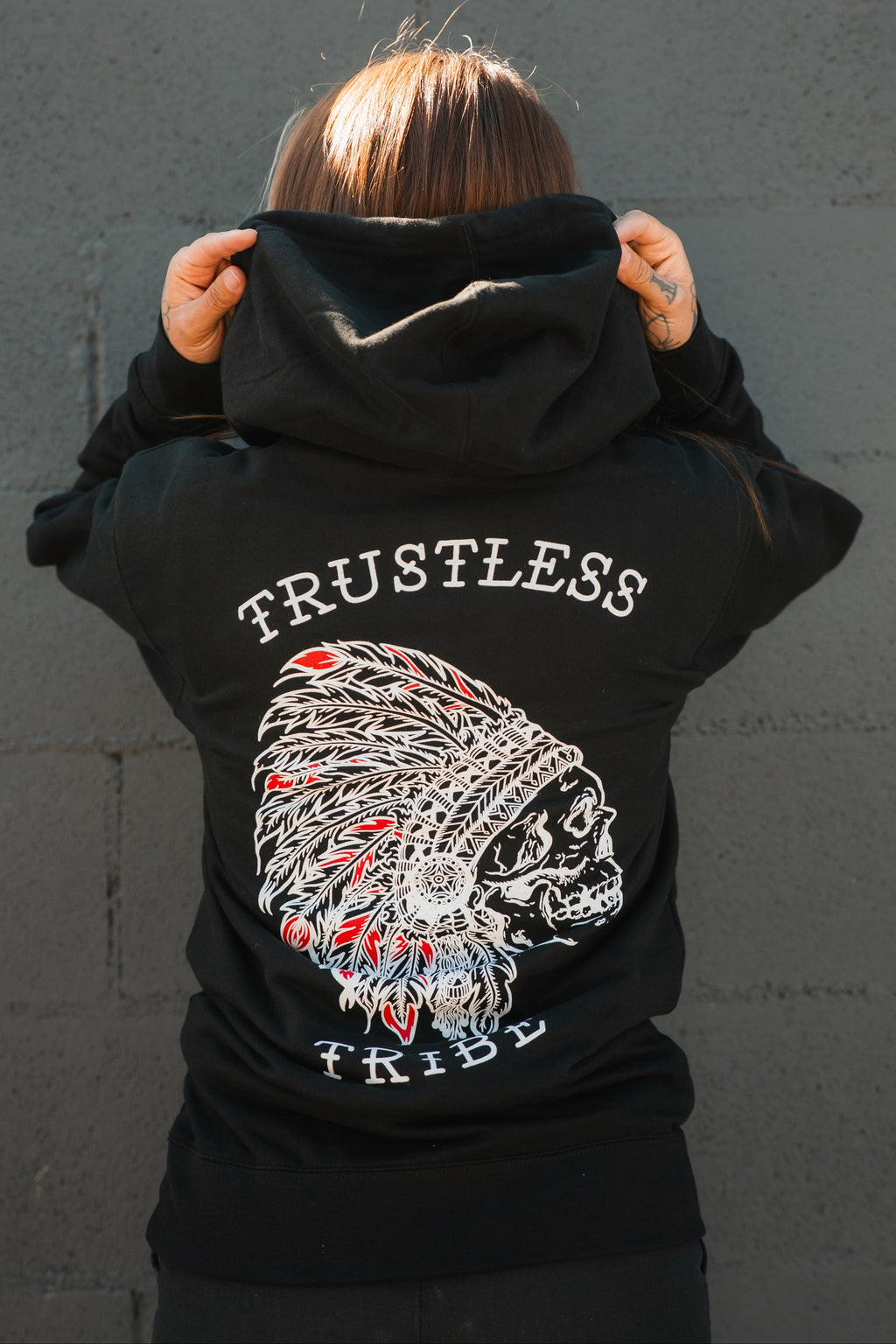 Trustless Chief Hoodie RED | | Wiccan Center