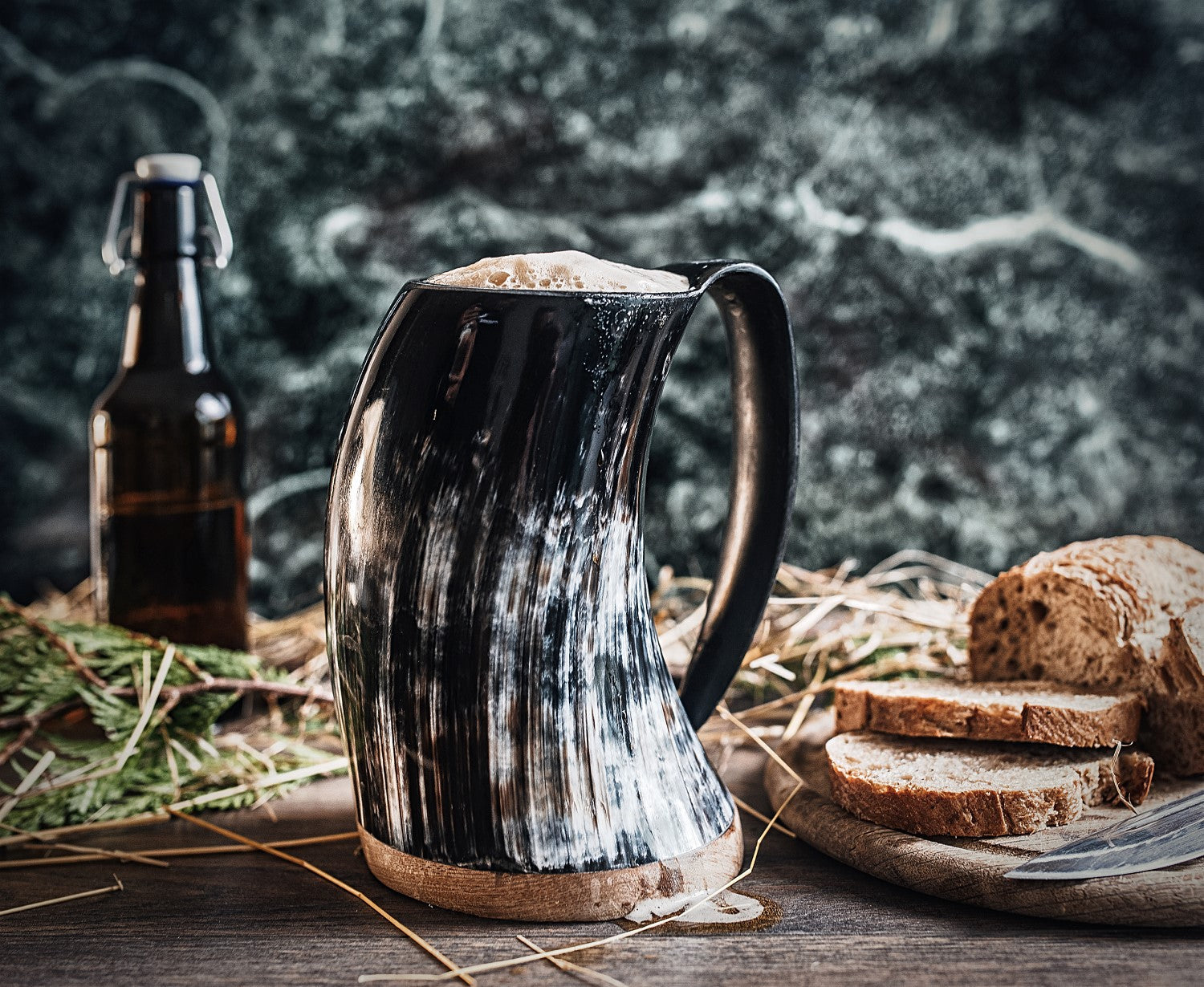 Horn Tankard Mug ( Pick your Polish )