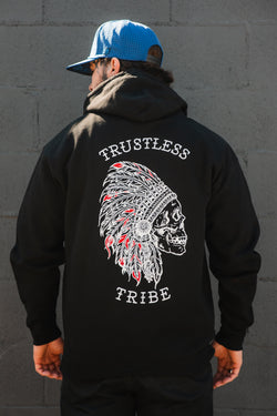 Trustless Chief Hoodie RED | | Wiccan Center