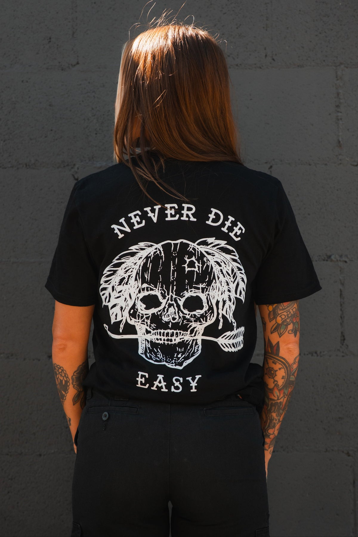 Never Die Easy Black T-Shirt | | Wiccan Center