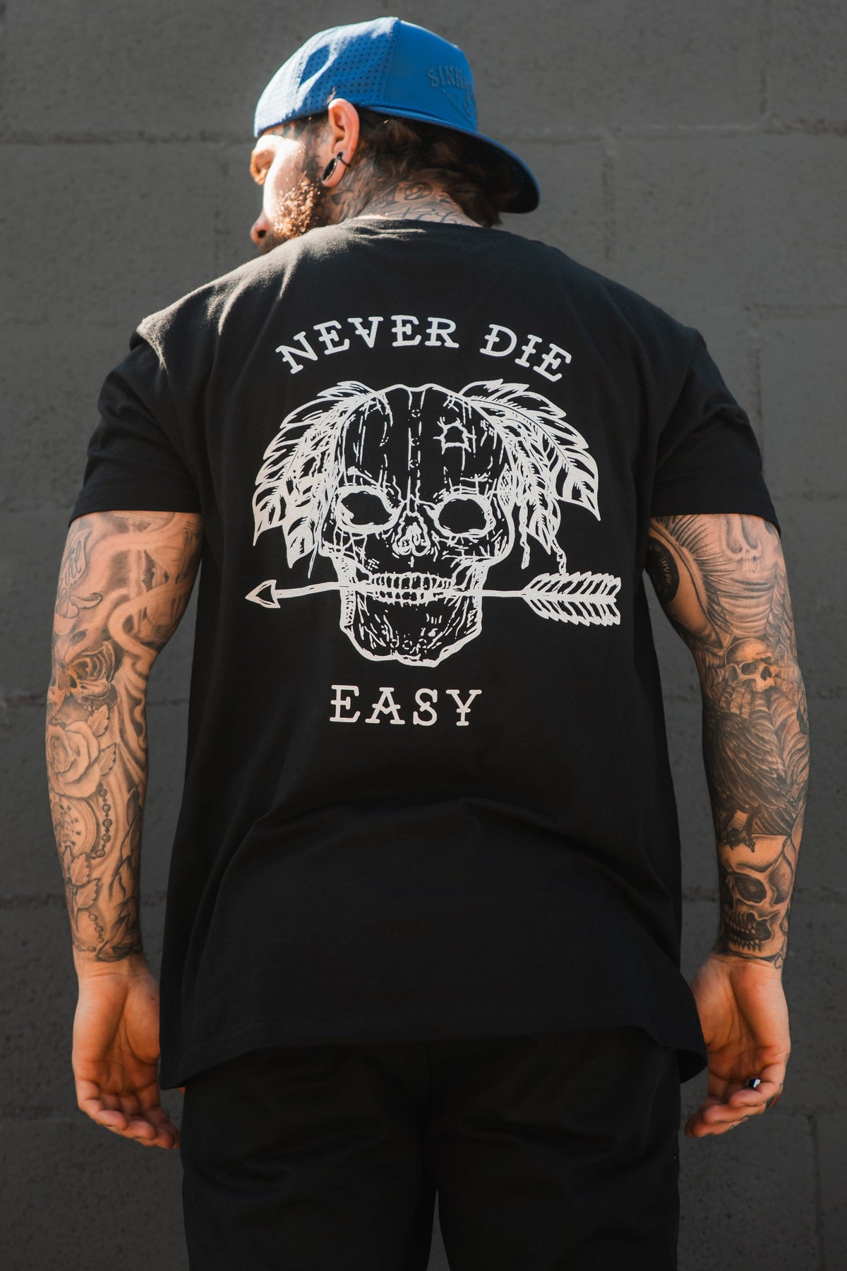 Never Die Easy Black T-Shirt | | Wiccan Center