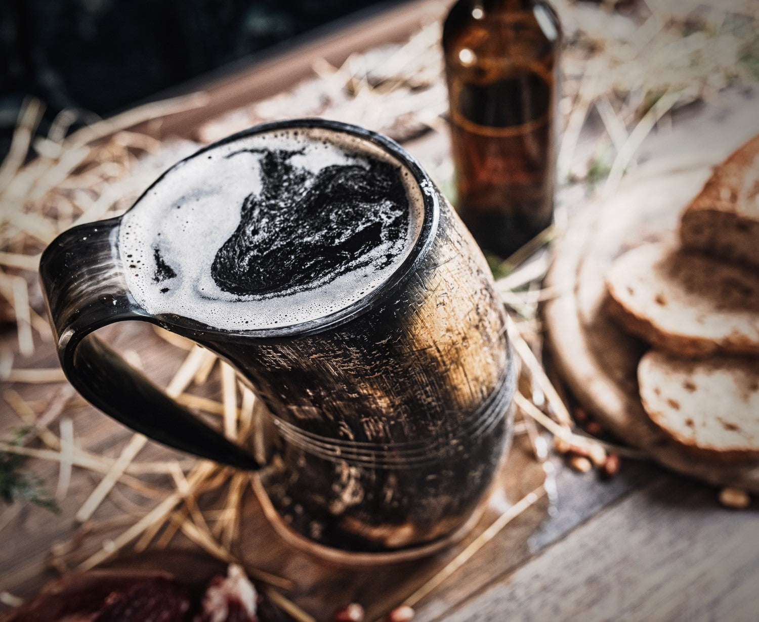 Horn Tankard Mug ( Pick your Polish )