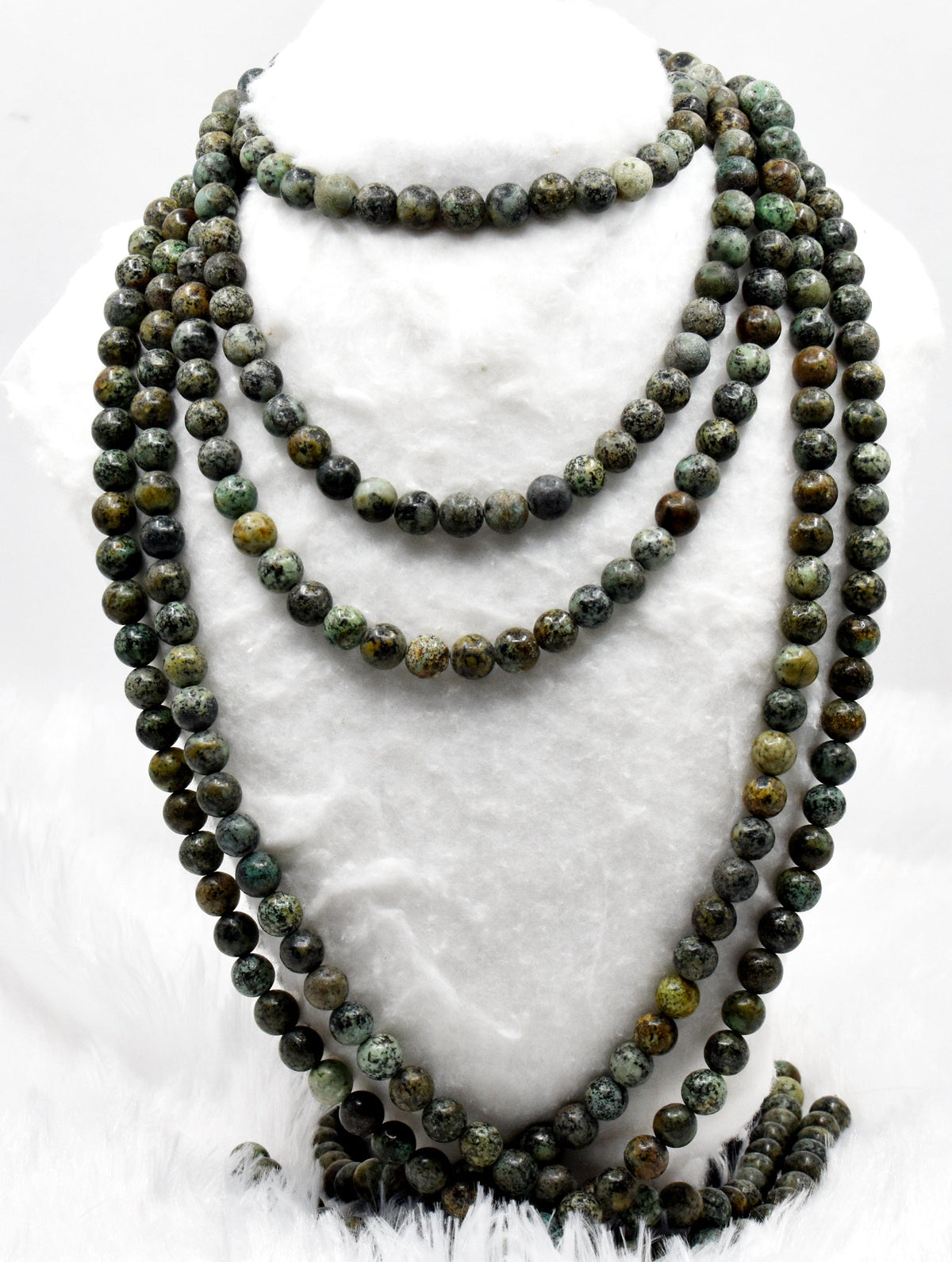 African Turquoise Beads, Natural Crystal Round Beads 4mm to 12mm | Beads | Wiccan Center