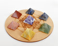 7 Chakra Crystals Pyramids