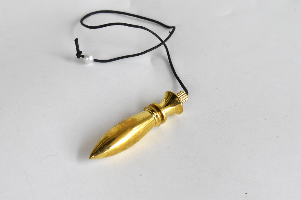 Bullet Brass Pendulum Silver Metal Egyptian Pendulums.