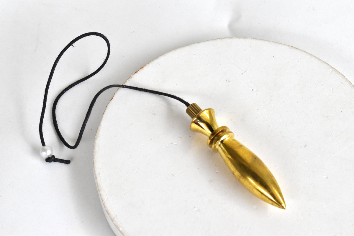 Bullet Brass Pendulum Silver Metal Egyptian Pendulums.