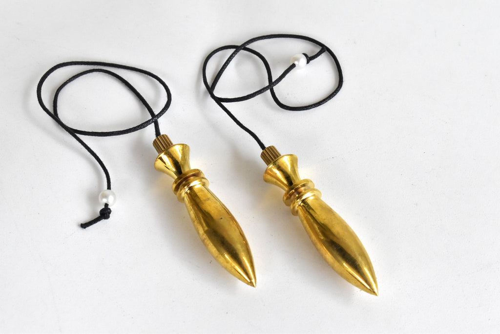 Bullet Brass Pendulum Silver Metal Egyptian Pendulums.