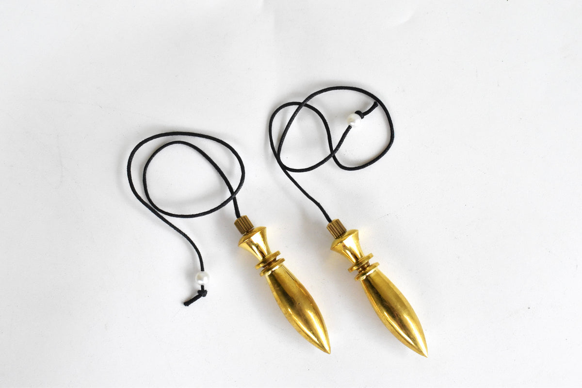 Bullet Brass Pendulum Silver Metal Egyptian Pendulums.