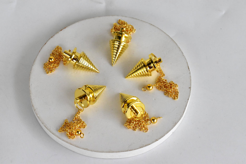 Brass Silver Metal Pendulums, Solid Ball Pendulum.