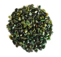 Raw Green Jade Crystal Chips.