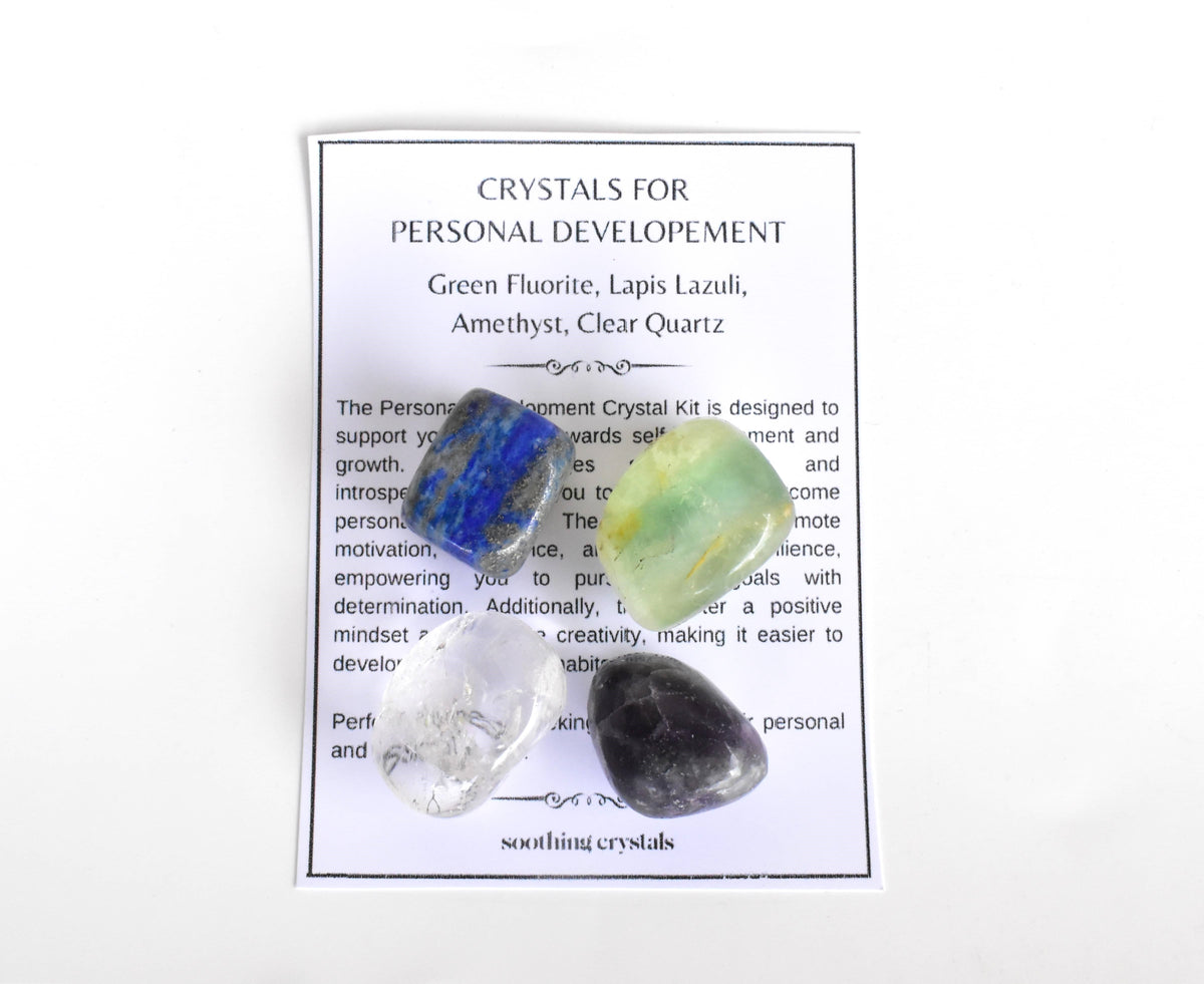 PERSONAL DEVELOPMENT Crystal Kit, Crystals for Student.