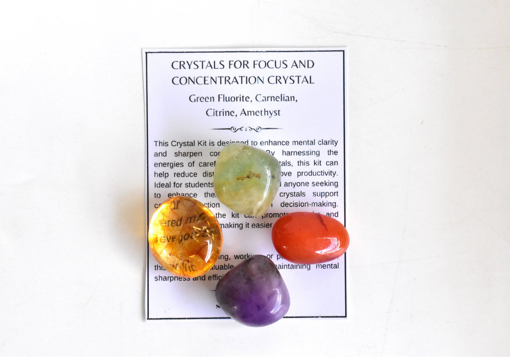 FOCUS AND CONCENTRATION Crystals Bracelet for Student.