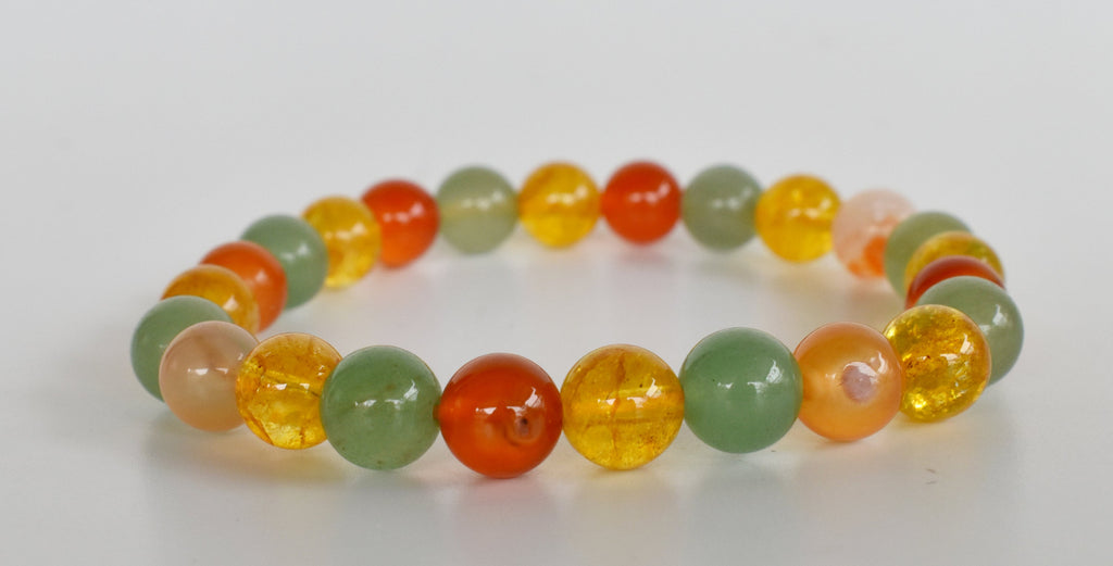 Energizes CREATIVITY Crystal Bracelet (Meditation, opportunity, and inspiration) | Bracelets | Wiccan Center