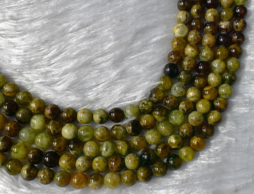 Green Tourmaline Gemstone Beads, Crystal Beads for Jewelry | | Wiccan Center