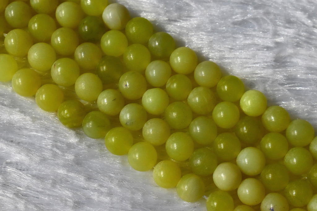 Lemon Quartz Gemstone Beads, Crystal Beads for Jewelry