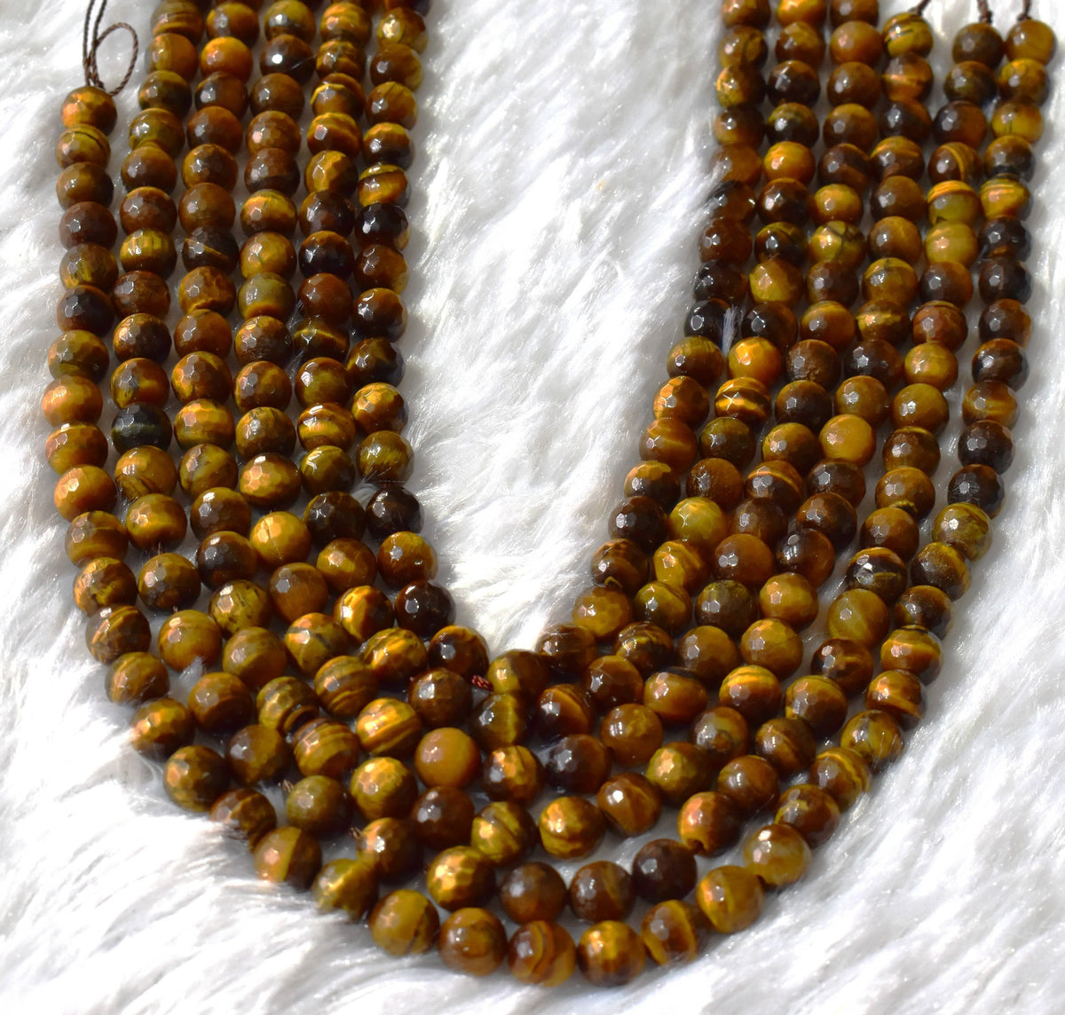 Tiger eye Faceted Beads, Crystal Beads for Jewelry. | Beads | Wiccan Center