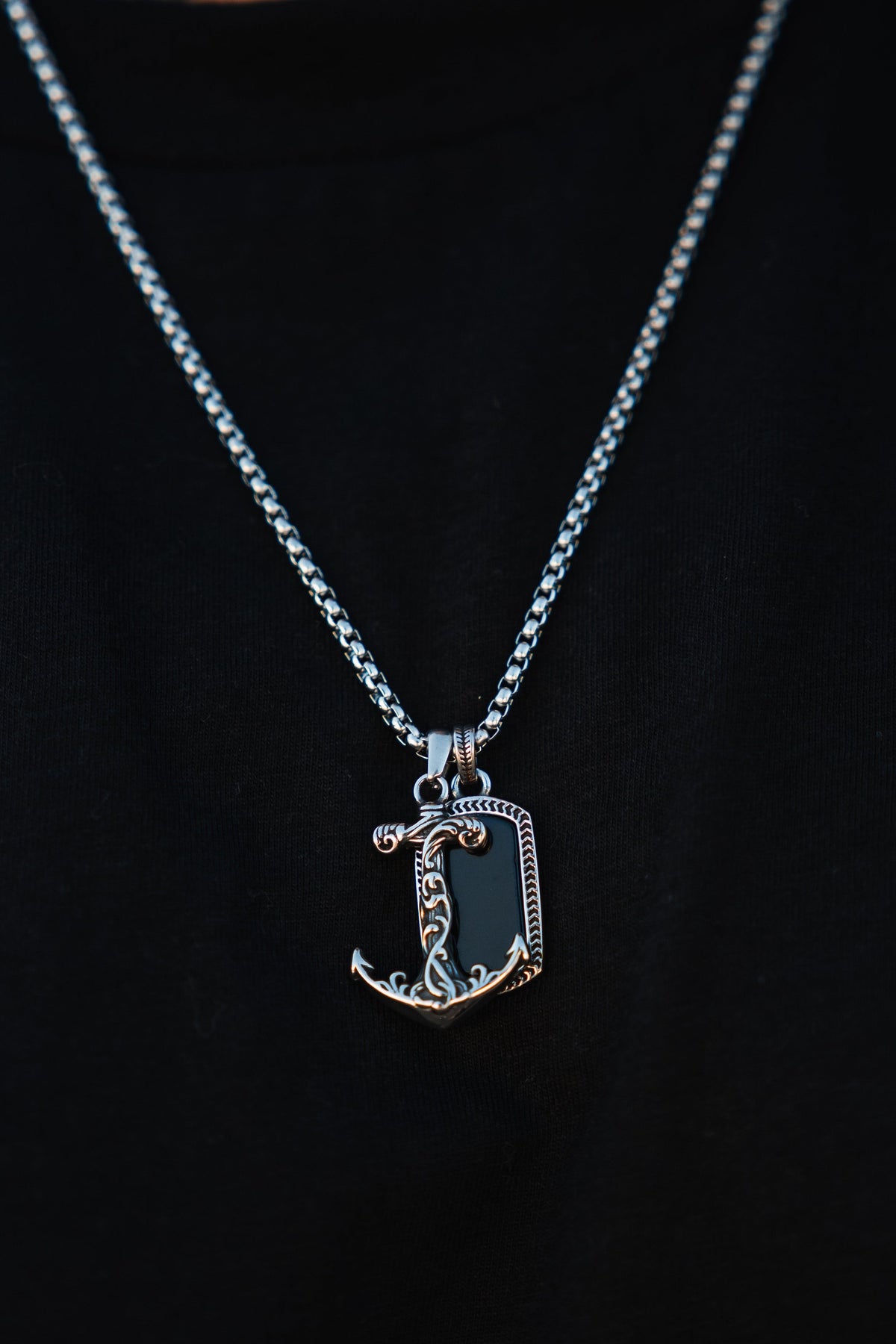 Anchored in Darkness Necklace | jewelry | Wiccan Center