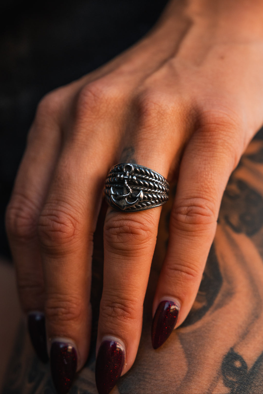 The Captain's Anchor Ring | jewelry | Wiccan Center