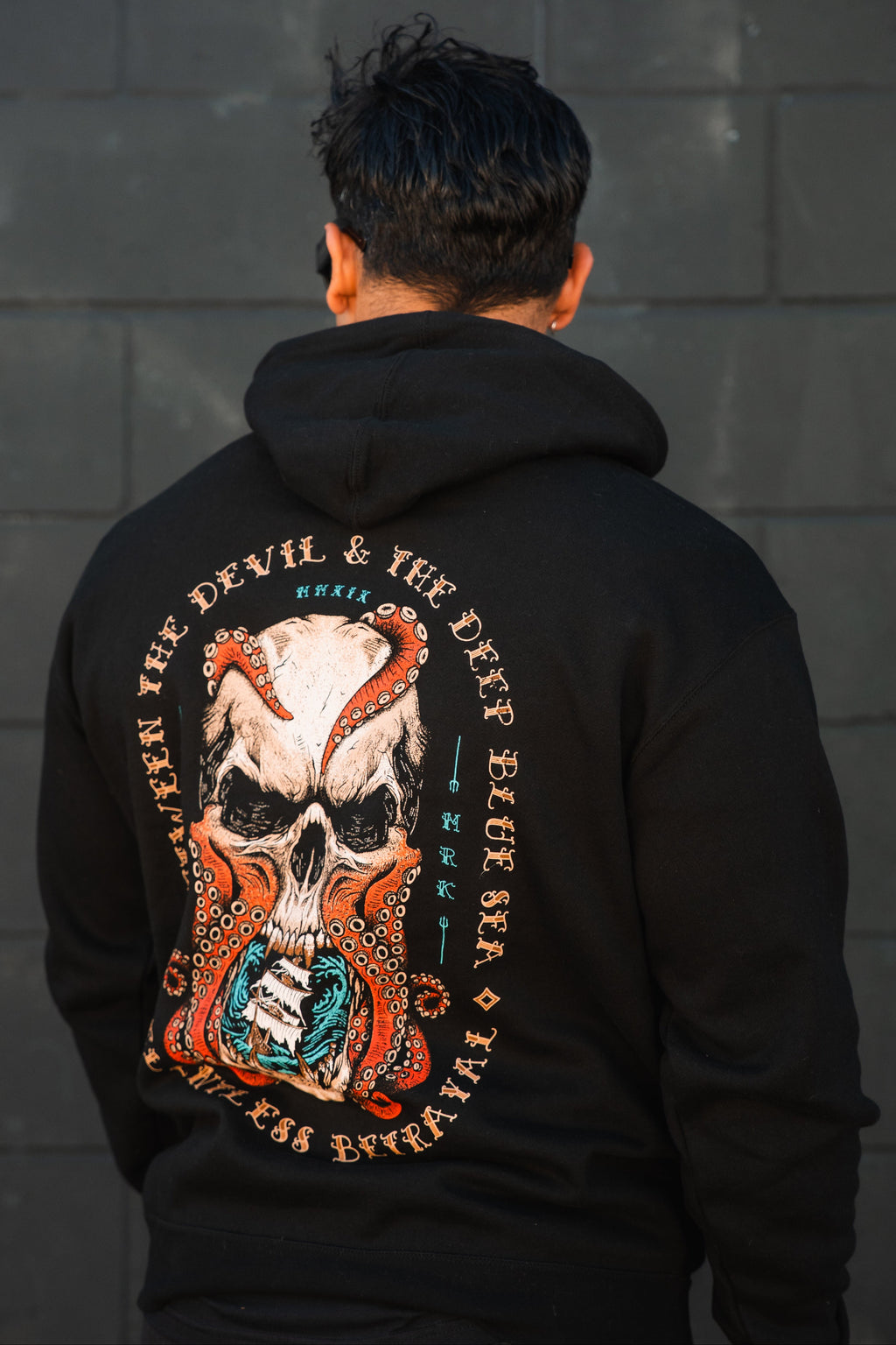 Between the Devil & The Deep Blue Sea Hoodie | | Wiccan Center