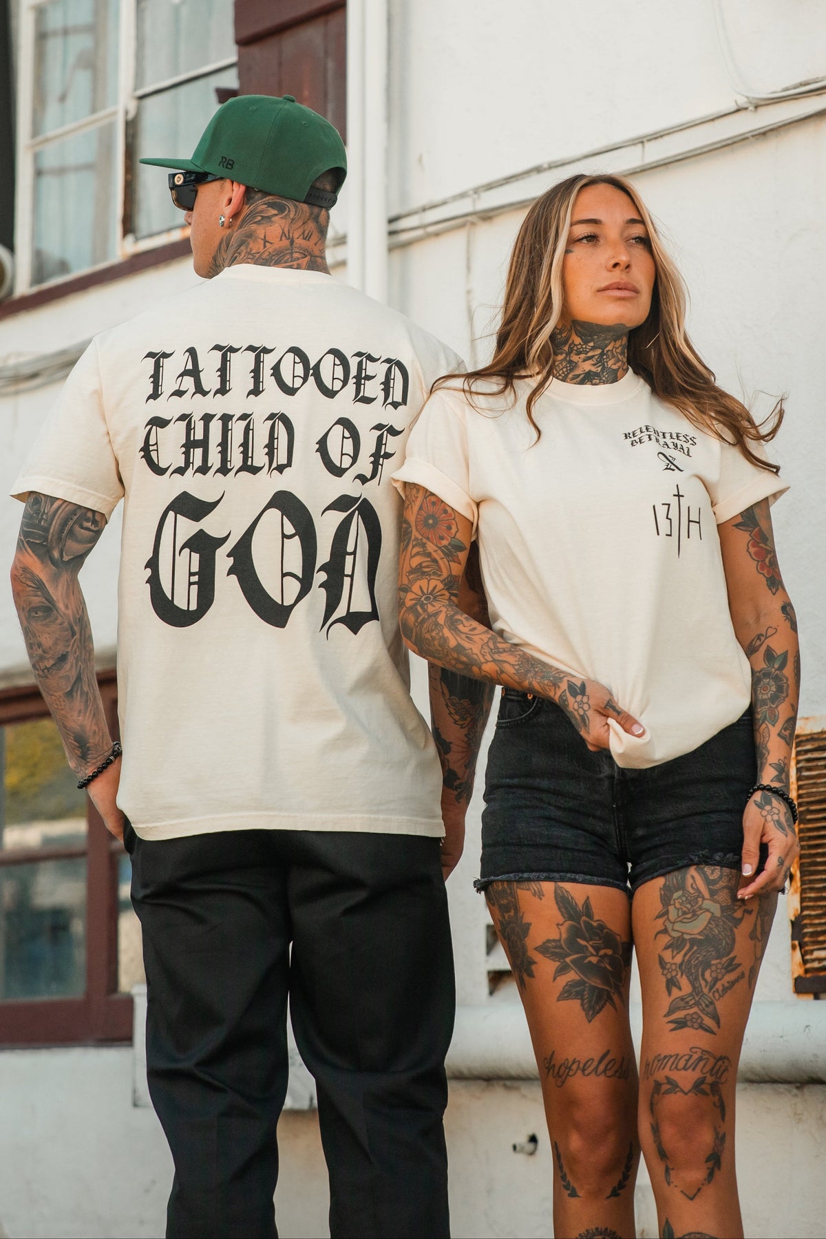 Tattooed Child of God Premium Ivory T-Shirt | | Wiccan Center
