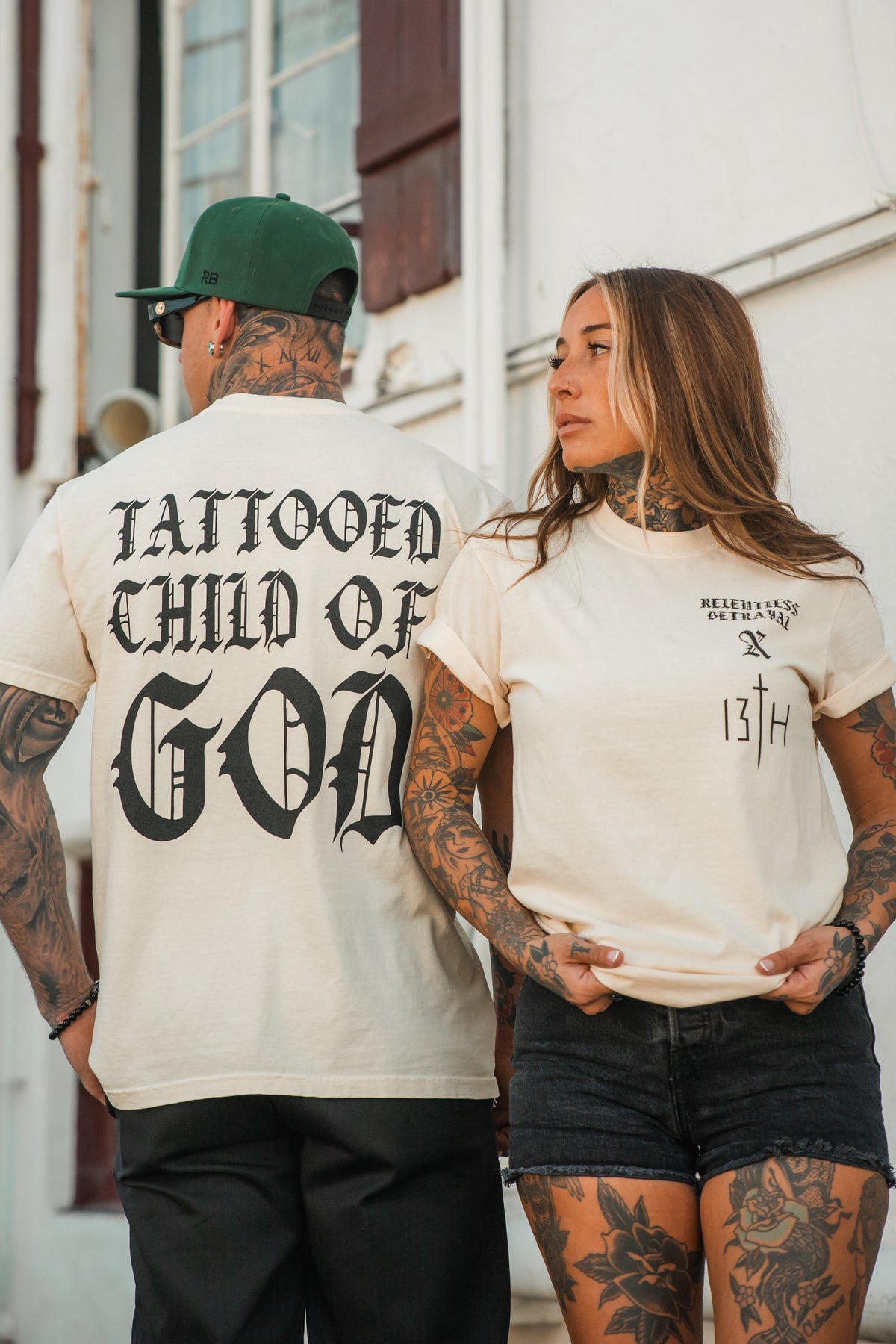 Tattooed Child of God Premium Ivory T-Shirt | | Wiccan Center