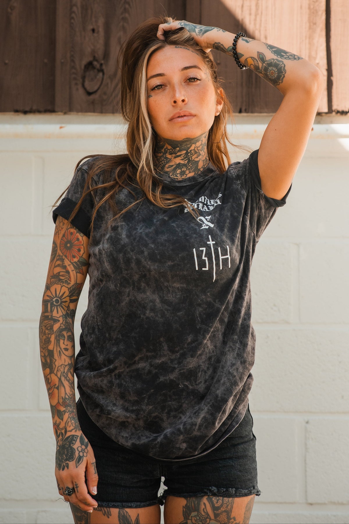 Tattooed Child of God Premium Mineral Wash T-Shirt | | Wiccan Center