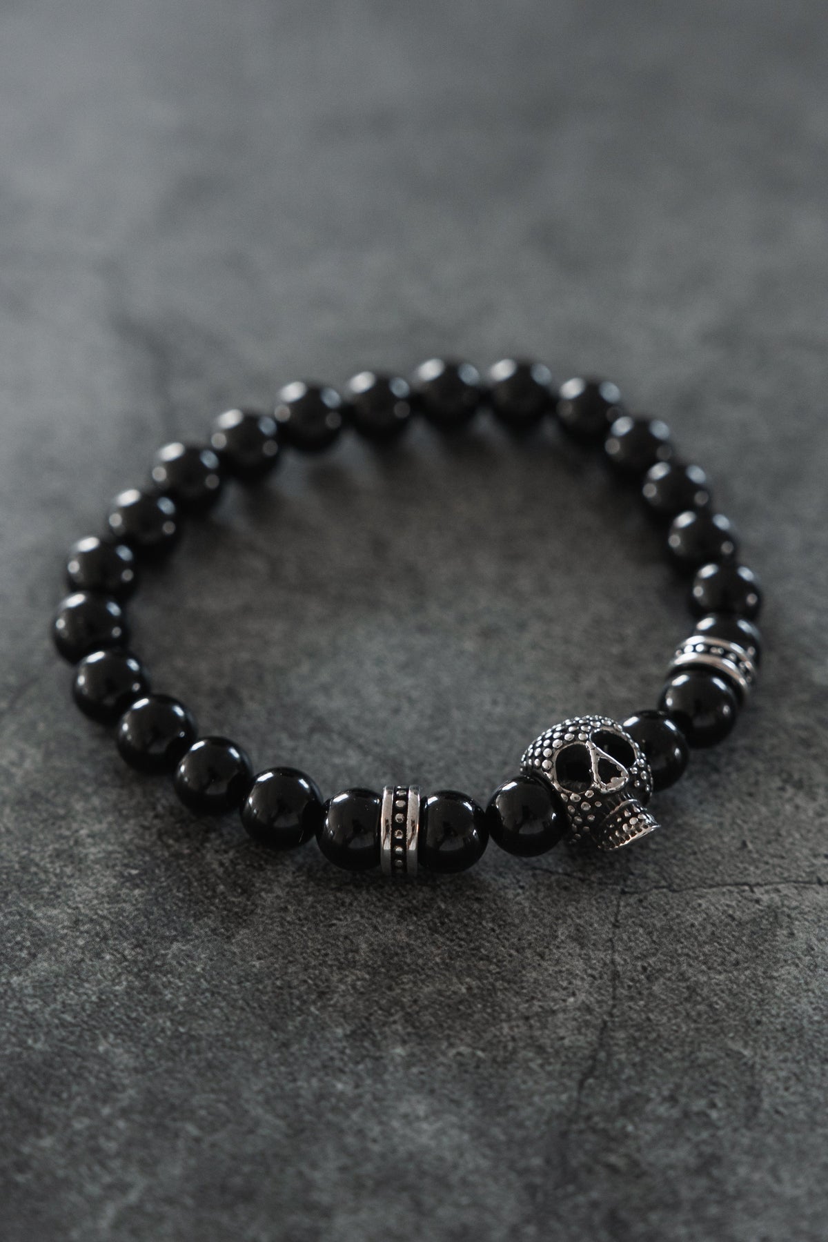 Day of the Dead Black Bead Bracelet | | Wiccan Center