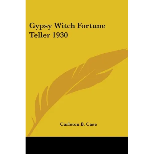 Gypsy Witch Fortune Teller 1930 - Paperback | Books | Wiccan Center