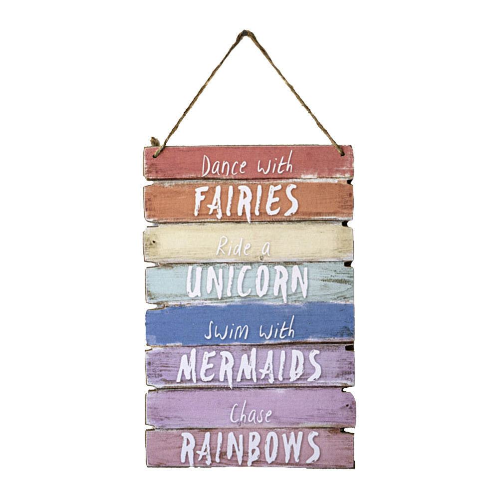 Dance with Fairies Wooden Plaque | Wall hanging | Wiccan Center