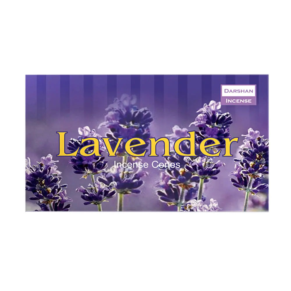 Darshan Lavender Incense Cones | Incense | Wiccan Center