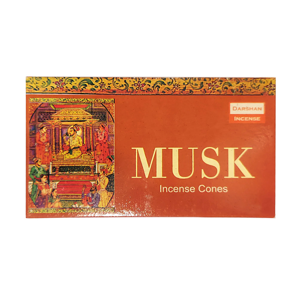 Darshan Musk Incense Cones | Incense | Wiccan Center