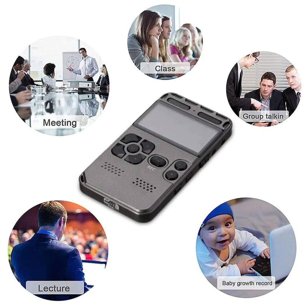 64GB Rechargeable LCD Digital Audio Sound Voice Recorder Dictaphone MP3 Player | | Wiccan Center