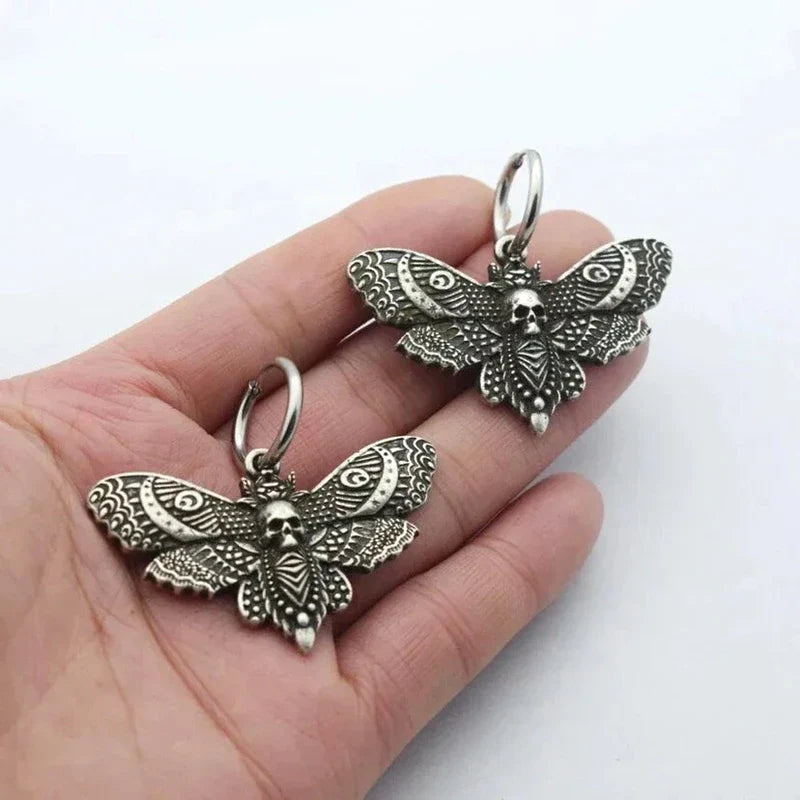 Death Moth Earrings | earrings | Wiccan Center