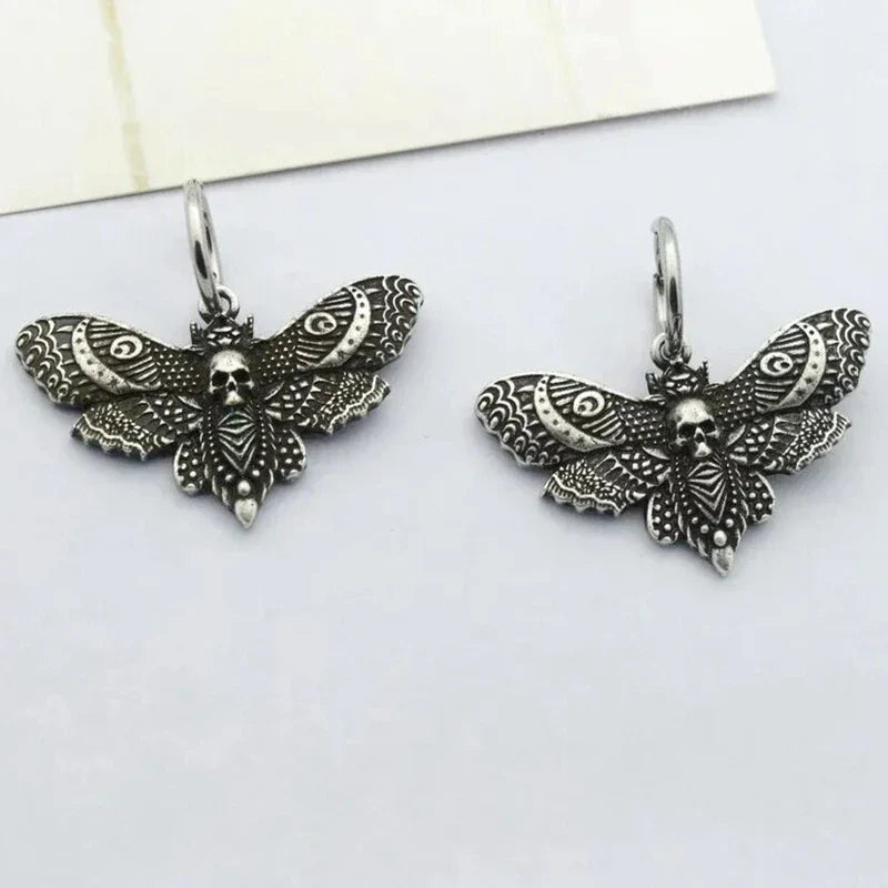Death Moth Earrings | earrings | Wiccan Center