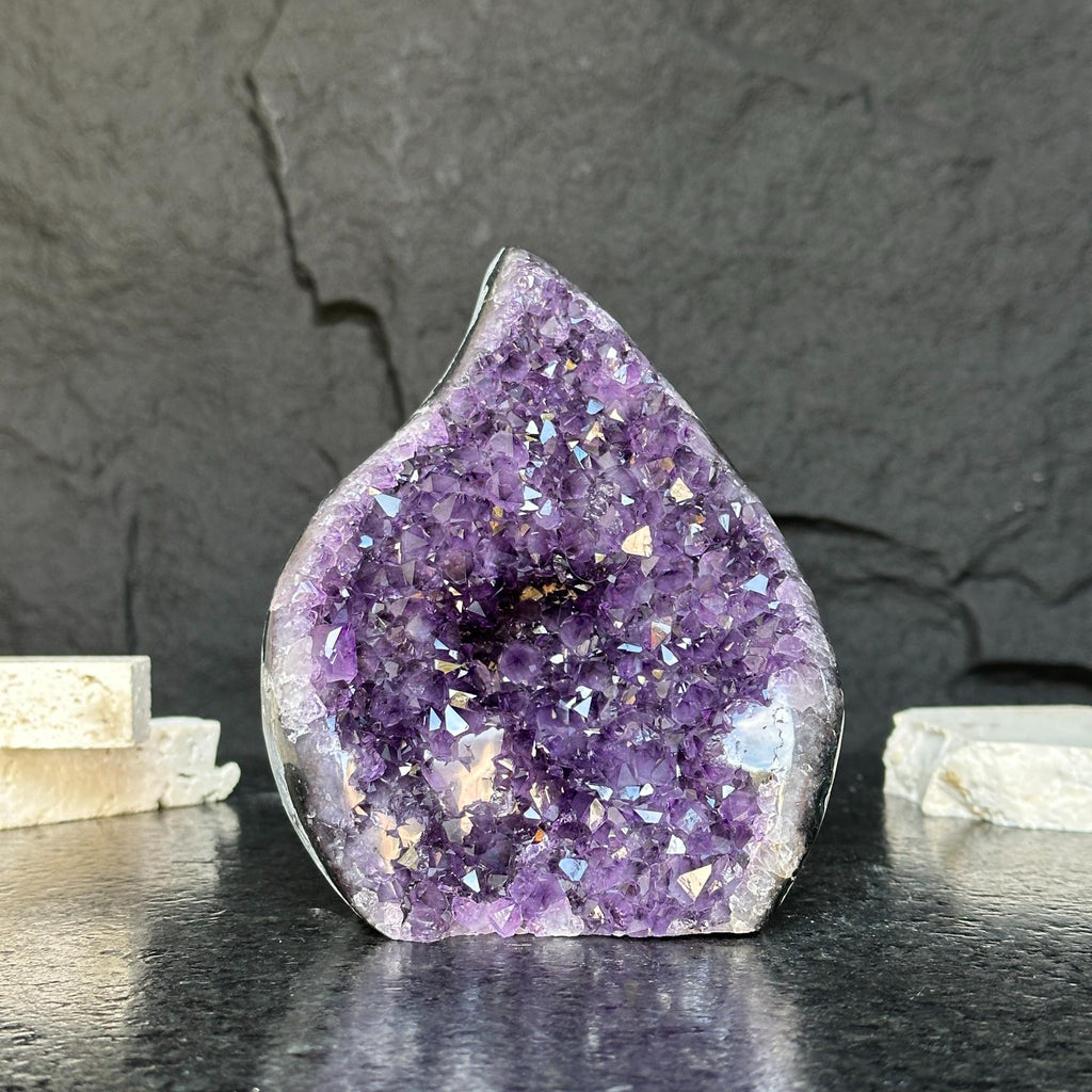 Decorating with crystals, amethyst flame | Rocks & Geodes | Wiccan Center