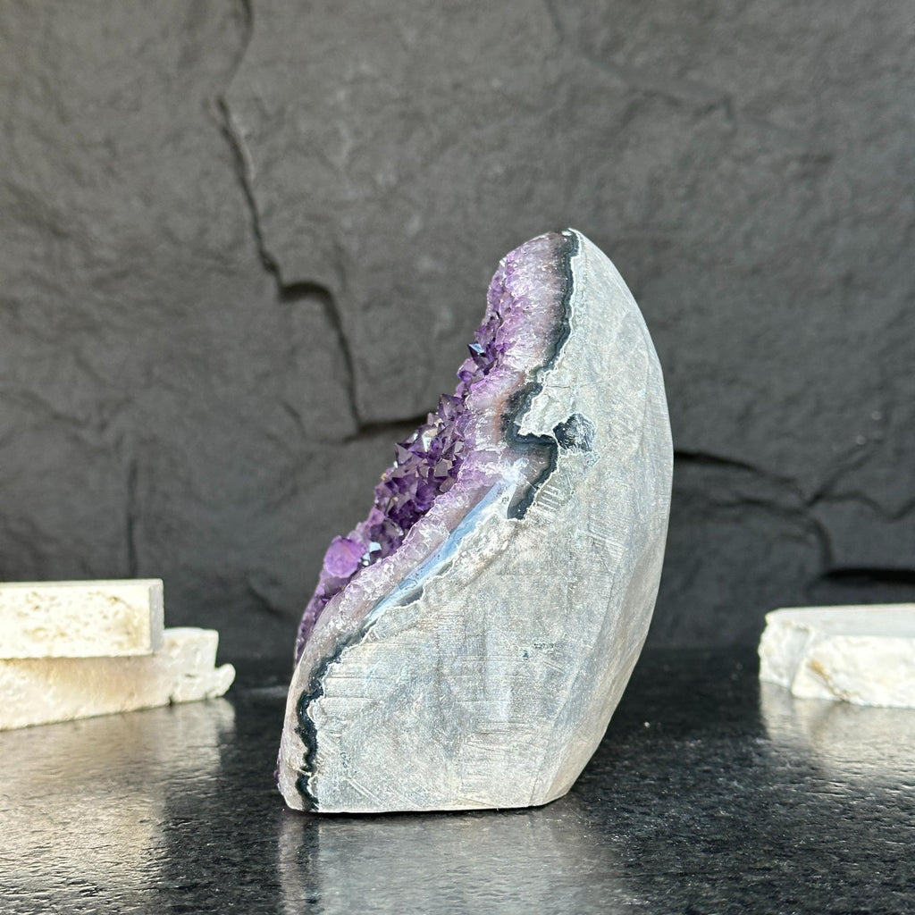 Decorating with crystals, amethyst flame | Rocks & Geodes | Wiccan Center
