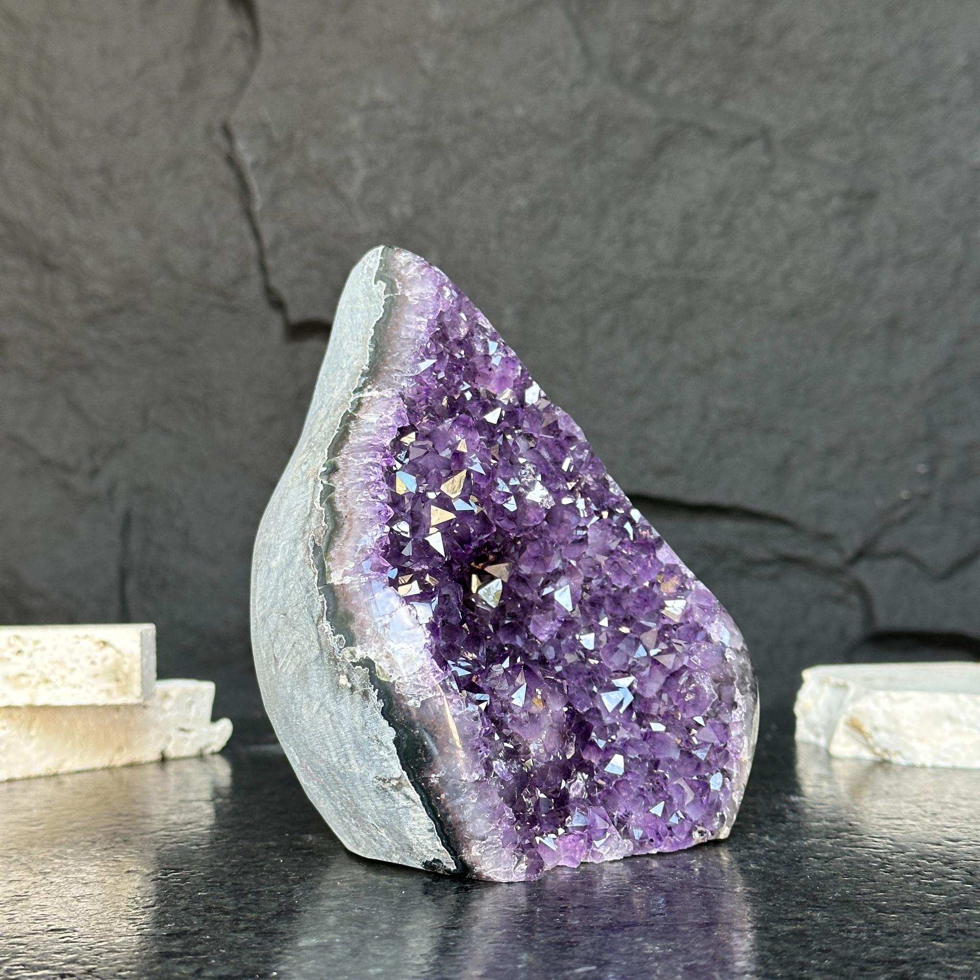 Decorating with crystals, amethyst flame | Rocks & Geodes | Wiccan Center