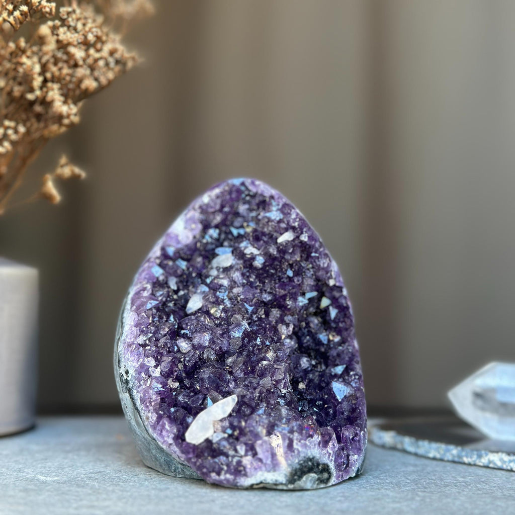 Deep Purple Amethyst Stone | Amethyst Geodes | Wiccan Center