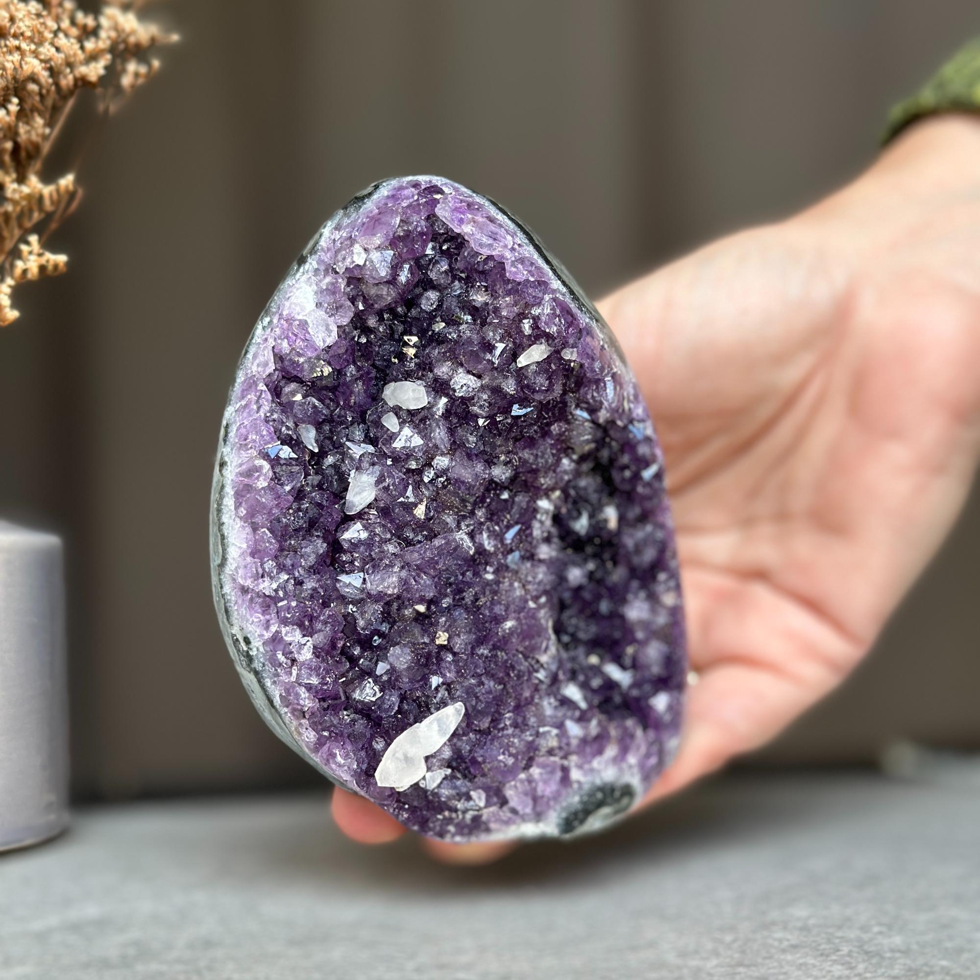Deep Purple Amethyst Stone | Amethyst Geodes | Wiccan Center