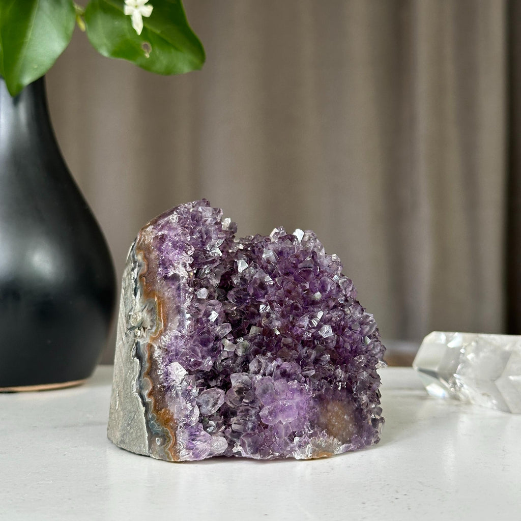 Deep purple amethyst, Uruguayan amethyst, anxiety relief stone | Amethyst Geodes | Wiccan Center