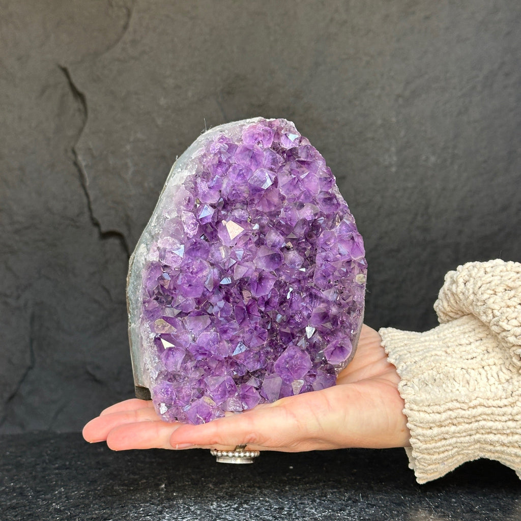 Deep purple amethyst cathedral, 2LB amethyst crystal | Amethyst Geodes | Wiccan Center