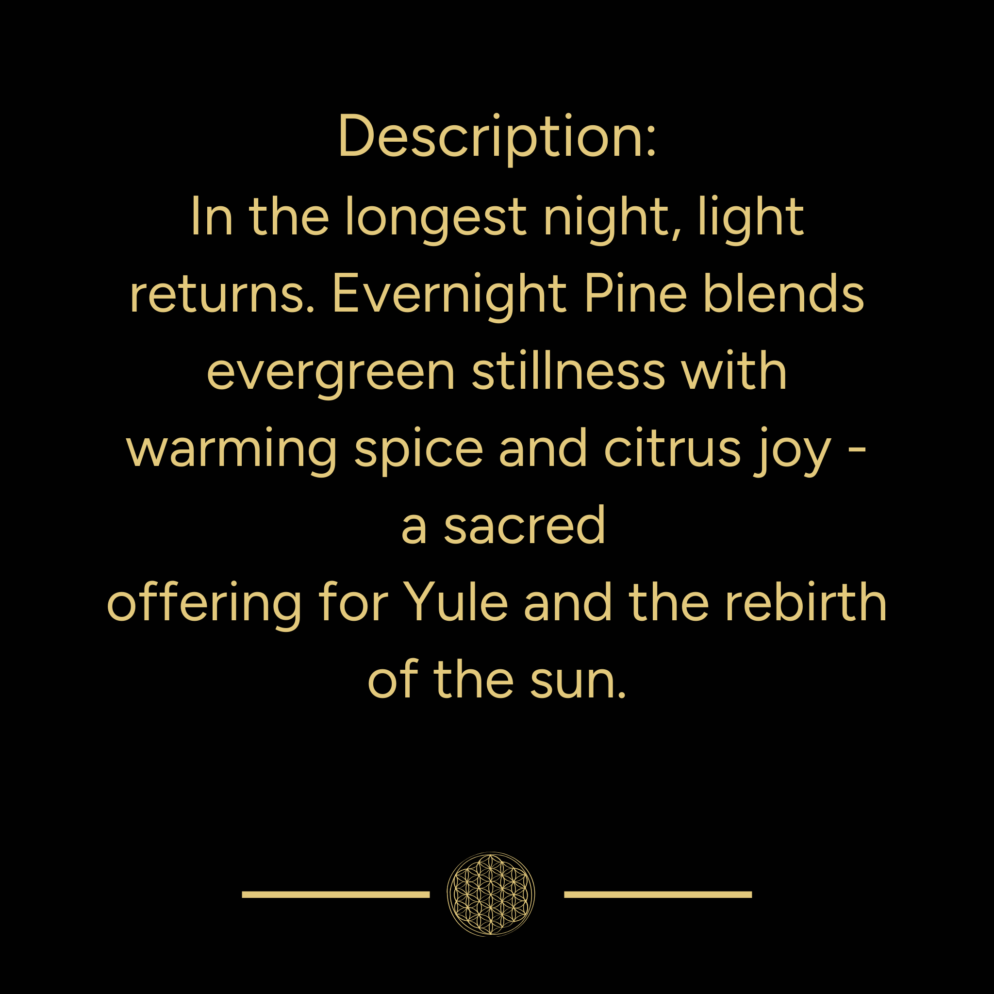 Evernight Pine Ritual Mist | Yule | 4oz | Ritual Mist | Wiccan Center