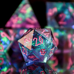 Dispel Magic Sharp-Edged Resin Dice Set | Resin | Wiccan Center