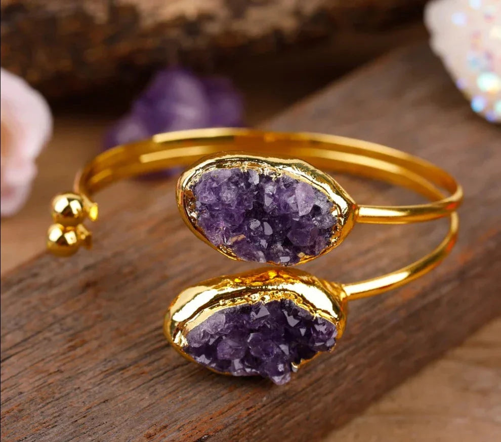 Amethyst Cuff Bracelets | bracelets | Wiccan Center