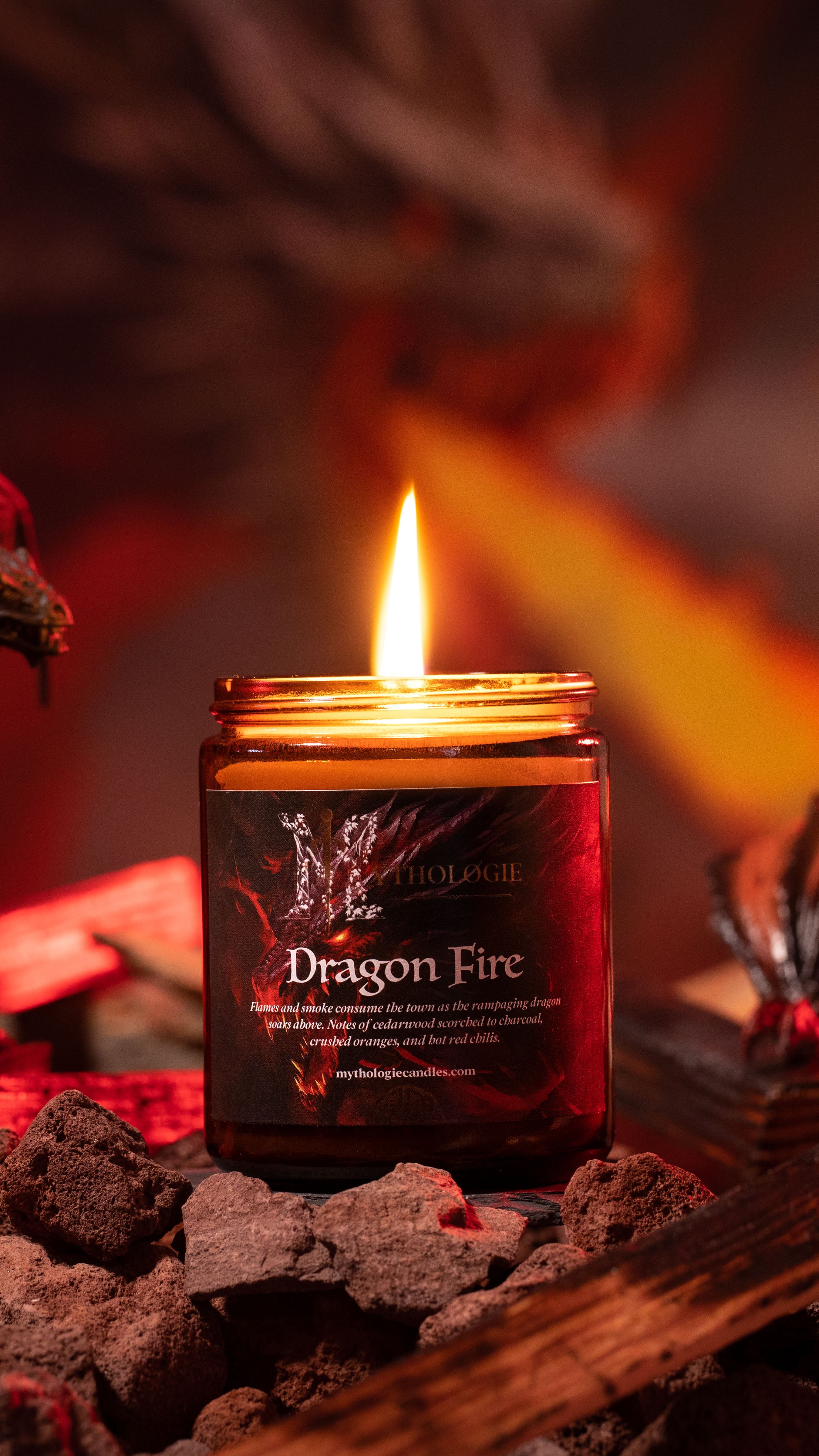 Dragon Fire | Candle | Wiccan Center