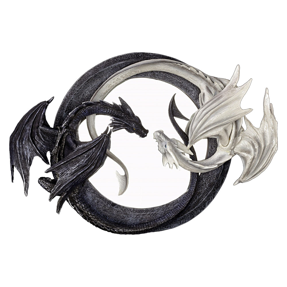 Dragon Ying Yang Wall Mirror | Mirror | Wiccan Center